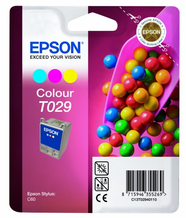 Epson T029 Colour Original Ink Cartridge