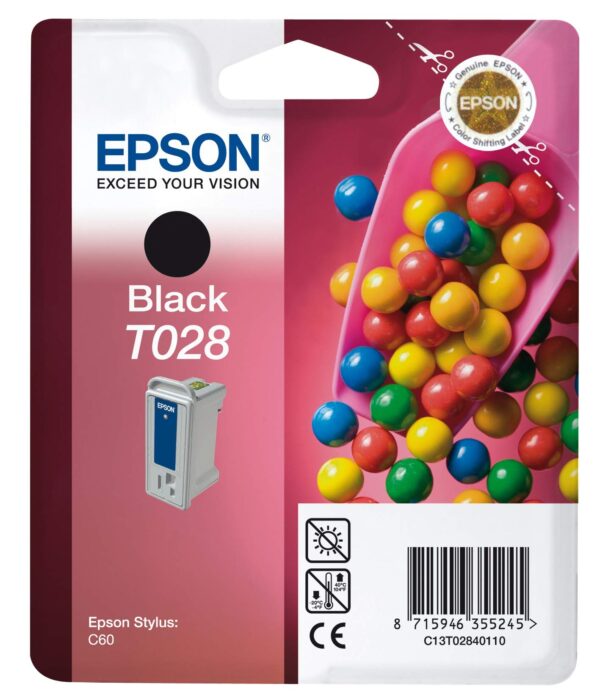 Epson T028 Black Original Ink Cartridge